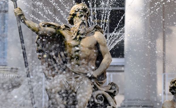 Neptunes fountain in Cheltenham